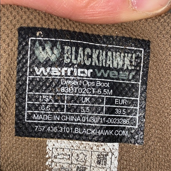 Blackhawk Desert ops tactical combat boots Sz 6.5 - Picture 7 of 10